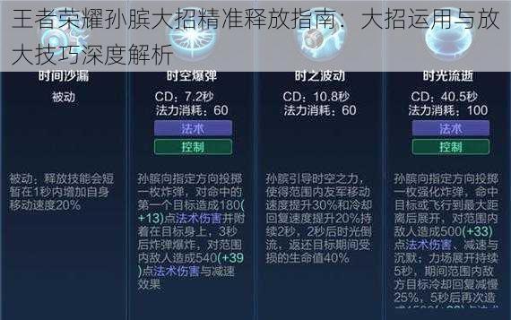 王者荣耀孙膑大招精准释放指南：大招运用与放大技巧深度解析