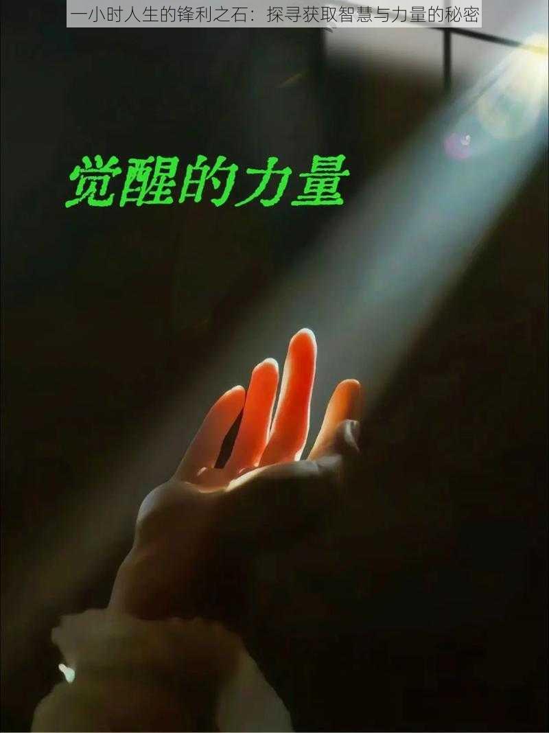 一小时人生的锋利之石：探寻获取智慧与力量的秘密