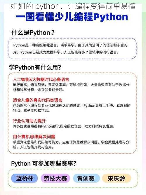 姐姐的 python，让编程变得简单易懂