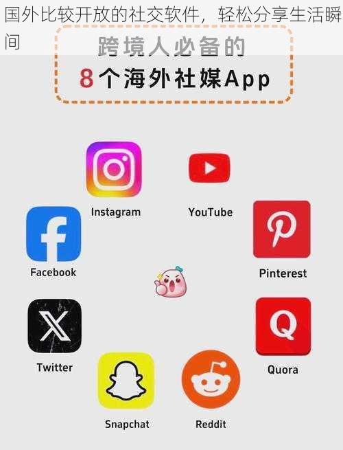 国外比较开放的社交软件，轻松分享生活瞬间