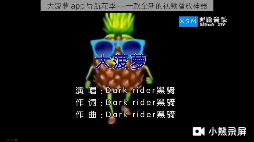 大菠萝 app 导航花季——一款全新的视频播放神器