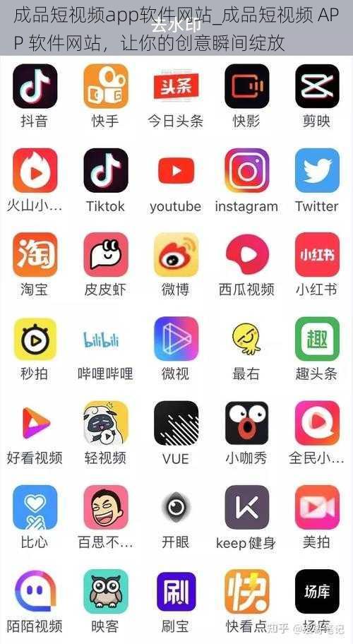 成品短视频app软件网站_成品短视频 APP 软件网站，让你的创意瞬间绽放