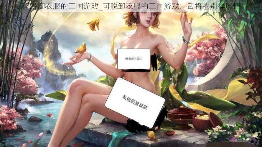 可脱卸衣服的三国游戏_可脱卸衣服的三国游戏：武将的别样风情