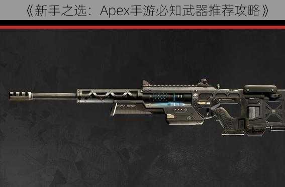 《新手之选：Apex手游必知武器推荐攻略》