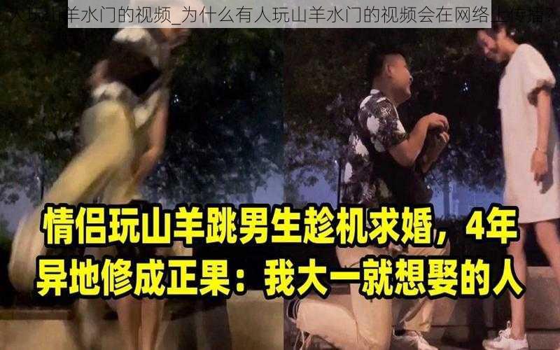 人玩山羊水门的视频_为什么有人玩山羊水门的视频会在网络上传播？