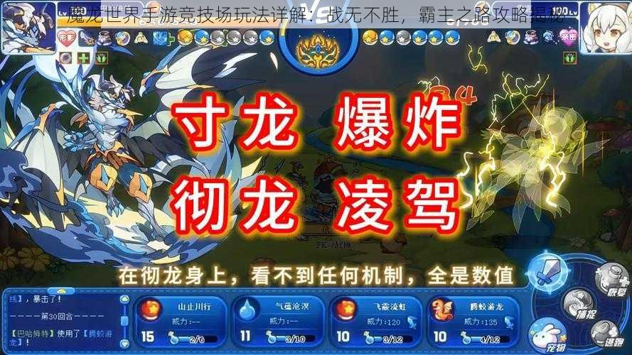 魔龙世界手游竞技场玩法详解：战无不胜，霸主之路攻略揭秘