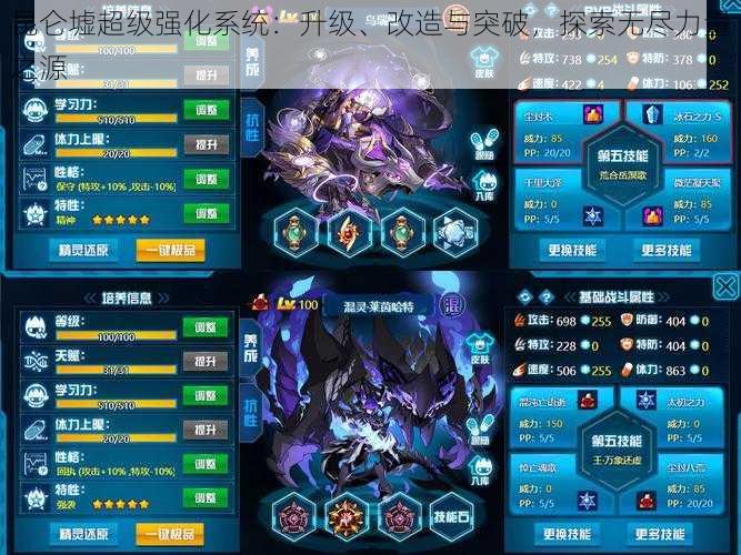 昆仑墟超级强化系统：升级、改造与突破，探索无尽力量之源