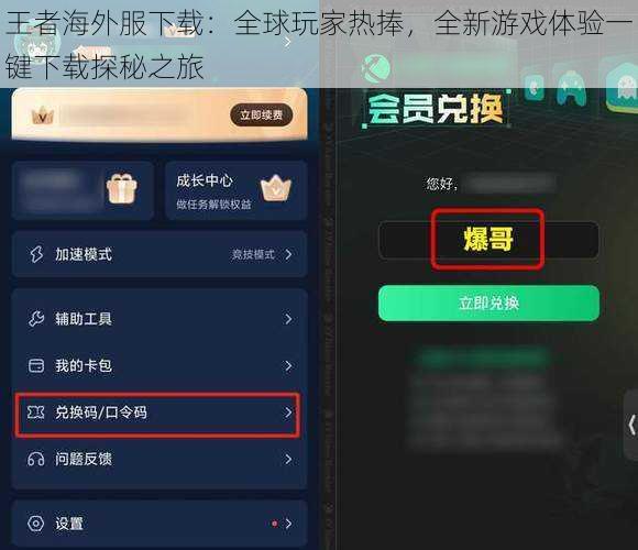 王者海外服下载：全球玩家热捧，全新游戏体验一键下载探秘之旅