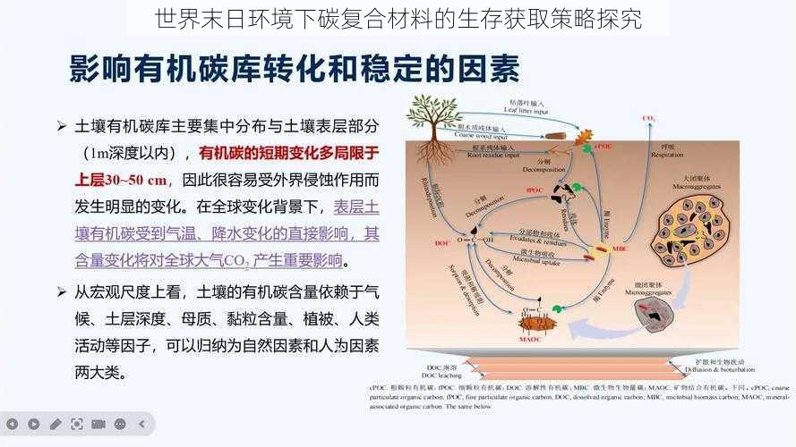 世界末日环境下碳复合材料的生存获取策略探究