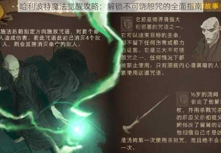 哈利波特魔法觉醒攻略：解锁不可饶恕咒的全面指南