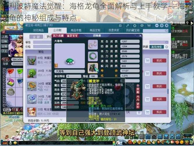 哈利波特魔法觉醒：海格龙龟全面解析与上手教学——海格龙龟的神秘组成与特点