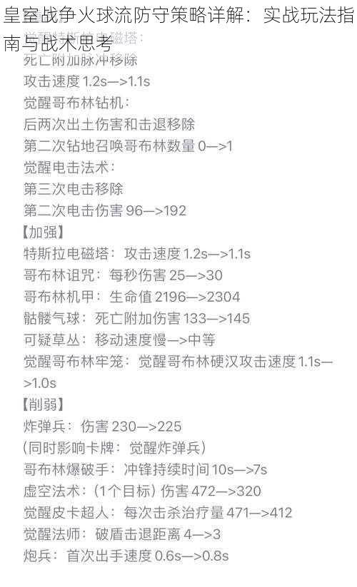 皇室战争火球流防守策略详解：实战玩法指南与战术思考